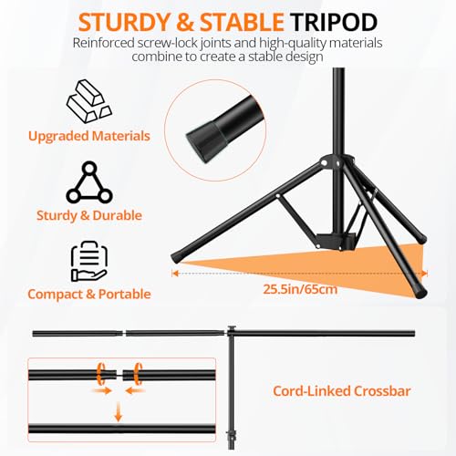 Kit Fondo Verde Portátil 5×7ft con Soporte Ajustable miniatura 5