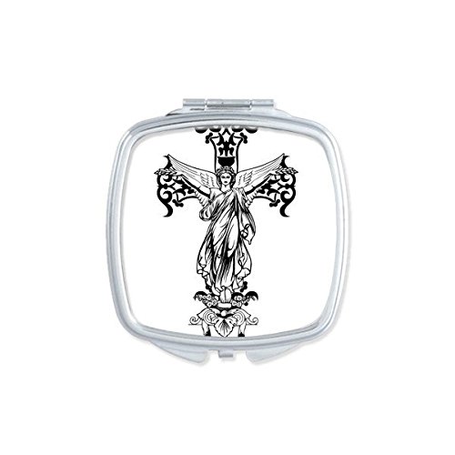 Miroir chrétien sainte-croix compact idéal pour votre maquillage en voyage