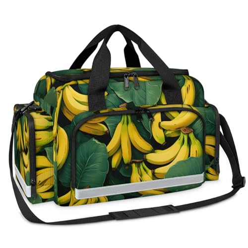 GzLeyigou First Aid Bags Empty, Banana Emergency Bag First Aid Kit Multiple Compartment Kit Carrier On Call Trauma Bag For Paramedics Emergency Medical Supplies Kit