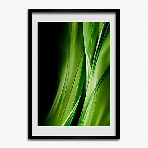 Cadre en bois décoratif Tulup 50x70 cm avec peinture moderne de vagues