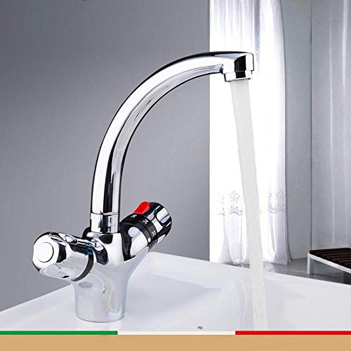 AYCDL Robinet Salle de Bain évier robinets lavabo s thermostatique s mitigeur lavabo s Salle de Bain lavabo évier mélangeur Robinet d'eau