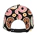 Unisex Adult Colorful Sweet Donuts Art Baseball Cap Snapback Dad Hat for Camping Golf Outdoor Activities, Fashionable Adjustable Snap Military Cap, One Size Fits Most
