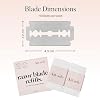 Kitsch Double Edge Safety Razors for Men and Women Blades Refills Safety Razor Blades for Smooth and Comfortable Shave, Stainless Steel Razor Refills, Sustainable Shaving Blades - 10 Count