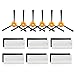 Aunifun Replacement Parts for Ecovacs DEEBOT N79 Deebot N79S Robotic Vacuum Cleaner(6 Pcs of Filters & 6 Pcs of Sponges & 6 Pcs Side Brush)