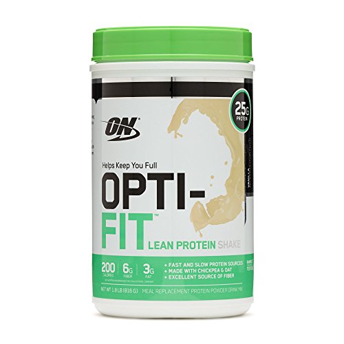 Optimum Nutrition Opti-Fit Lean Protein Shake, Meal Replacement Powder, Vanilla, 1.80 Pound