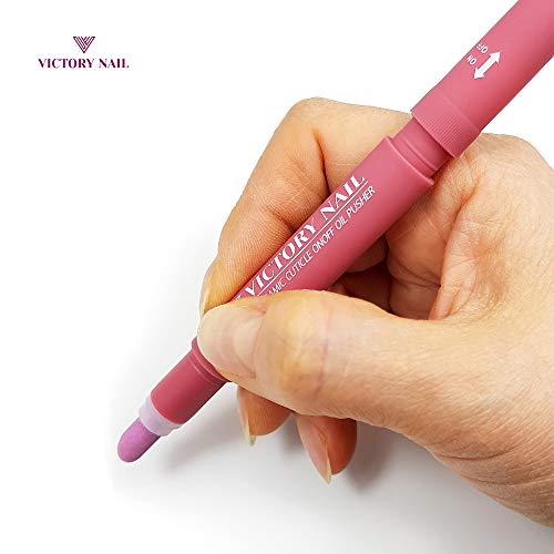 Victory Nail 1Pcs Ceramic Cuticle On/Off Oil Pusher Cuticle Pusher #TOP7