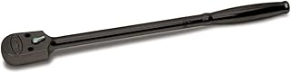 Williams JHWSB-52EHLA 1/2-Inch Drive Enclosed Head Ratchet, with Black Industrial Finish, Long Handle, Single Pawl Ratchet Design, 36 Tooth Gear Engagement - 10-5/16 Inches