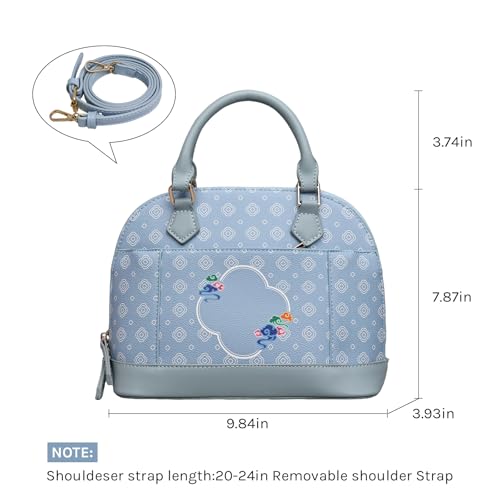 Satchel Bag for Women Small Top Handle Shoulder Purse Leather Crossbody Handbags2