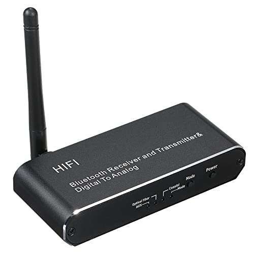 Récepteur BT D09 convertisseur DAC optique coaxial noir