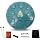 Steel Tongue Drum 6 Inches 8 Notes, Rain Drum for Outside with Music Book, Drum Mallets Meditation Rain Chime, Musical Instruments for Family, Friends
