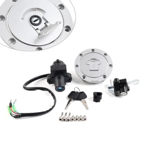 Tapa de Combustible for Interruptor de Encendido de Motocicleta, for Asiento, Juego de Llaves de Bloqueo, for NSR125 1993-2004 Interruptor de Encendido del Asiento de la Motocicleta