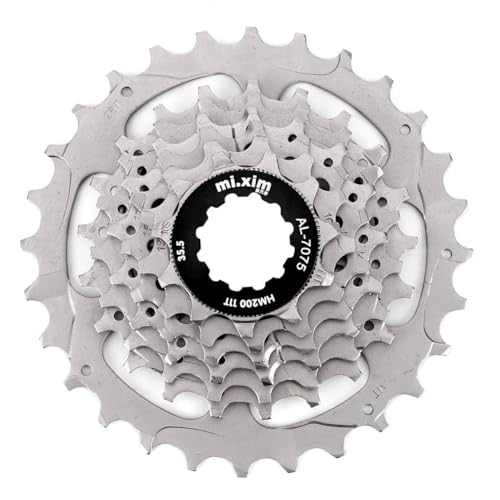 PiñOn Bicicleta Cassette de bicicleta de 5/6/7 velocidades, piñón de bicicleta de 11-21/26/28T, piñón libre, cassette de bicicleta plegable, volante de inercia Cassettes Y PiñOnes Para Bicicletas(7S)