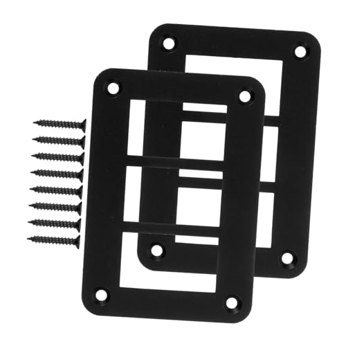 STOBAZA Switches 3 Gang Switch Panel Aluminum Mounting Bracket Screws for Rv Boat