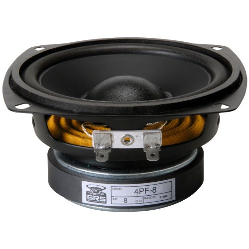 Woofer 4 pouces GRS 4PF-8 idéal pour créer vos propres enceintes de salon sur mesure