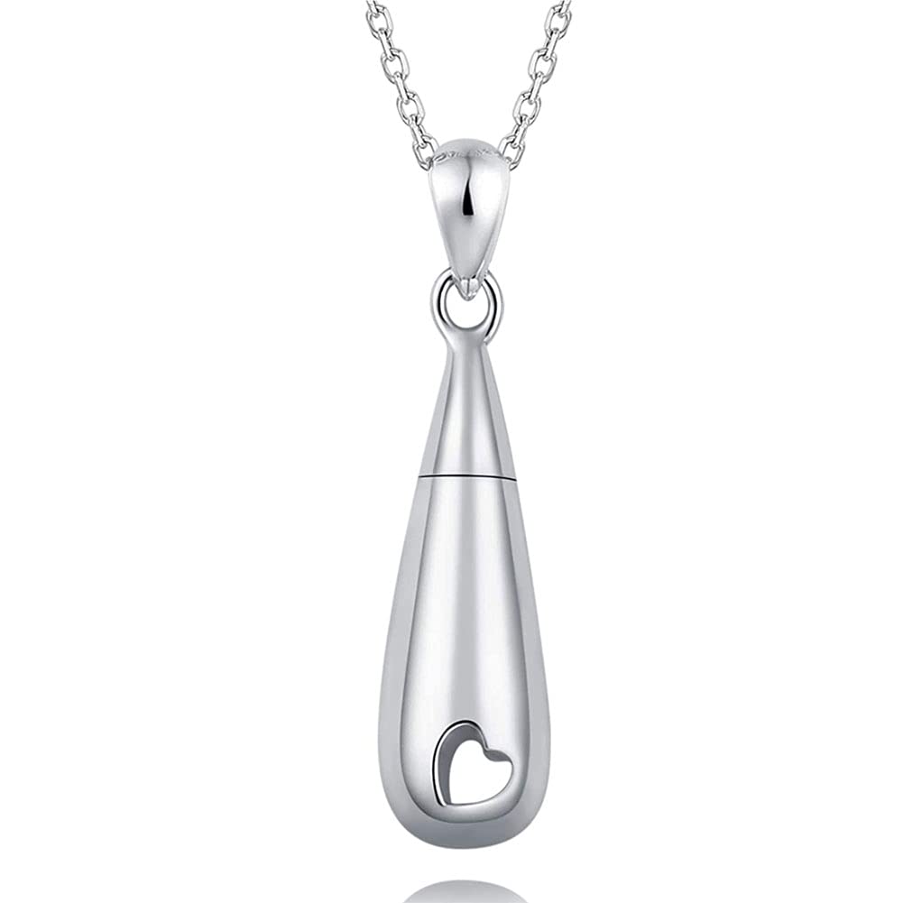 Teardrop Heart Fashion Ashes Pendant Necklace Souvenir