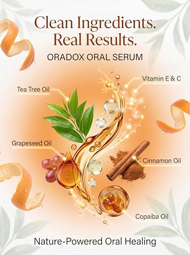 Image of Oral Serums - Transformative 1-Drop Oral Rinse Mouthwash for Optimal Oral Health - VEGAN, ORGANIC, GLUTEN-FREE (ORANGE)