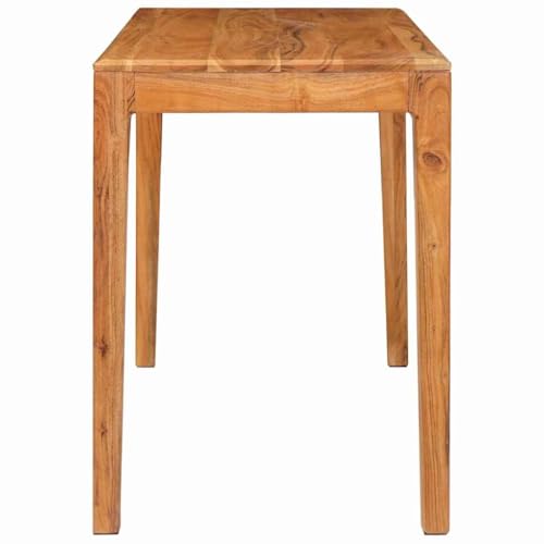 Table à manger en bois massif d'acacia : la solution gain de place pour petit espace