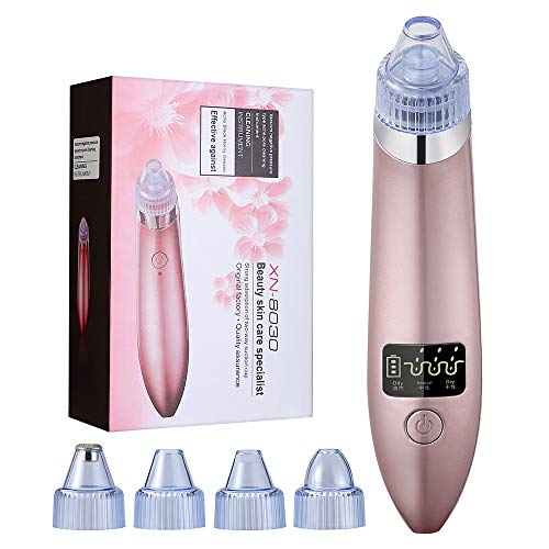 Dissolvant de Points Noirs Nettoyant électrique Pour Pores Pour Femmes Hommes Visage de Nez Extracteur d'acné Sous vide à Pores (Taille unique, Rose)