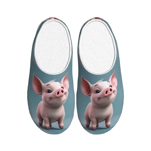 Chaussons cochon EdWal en peluche pour des dimanches cocooning bien au chaud