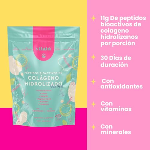 Colágeno, colageno biotina y acido hialuronico Marca VITATÚ (3)