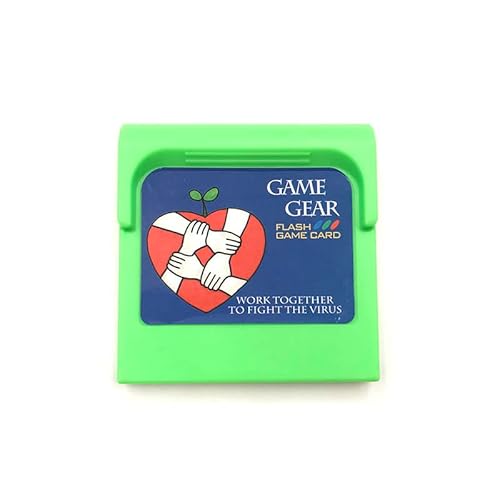 VKMKV 4.0 Version Flash Gear Love Pro économie d'énergie Flash Cart Cartouche de Jeu Carte PCB for Sega Game Gear GG boîte à Cartes (Color : Green Love)