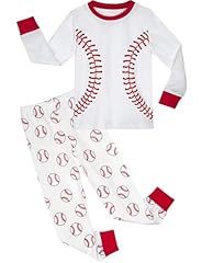 White Baseball Pajamas