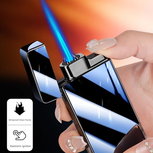 Encendedor Eléctrico 2 en 1 con Antorcha Dual Recargable miniatura 5