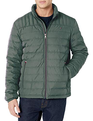 Tommy Hilfiger Men's Real Down Packable Puffer Jacket, Grape Leaf, XXX-Large
