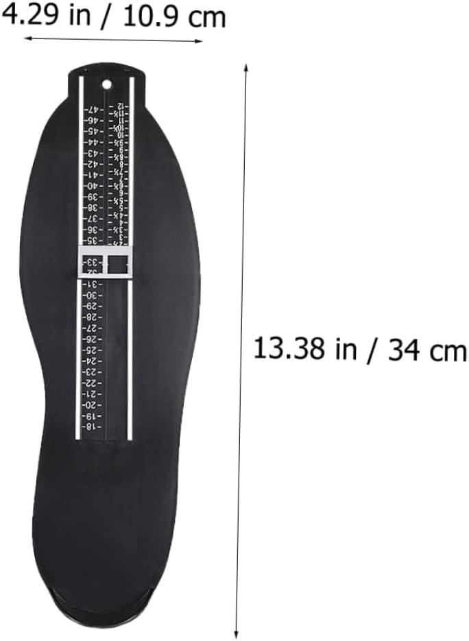 Holibanna 3pcs Foot Gauge Adult Boys and Girls Precise Shoe Sizer Measuring Device for Boys Girls