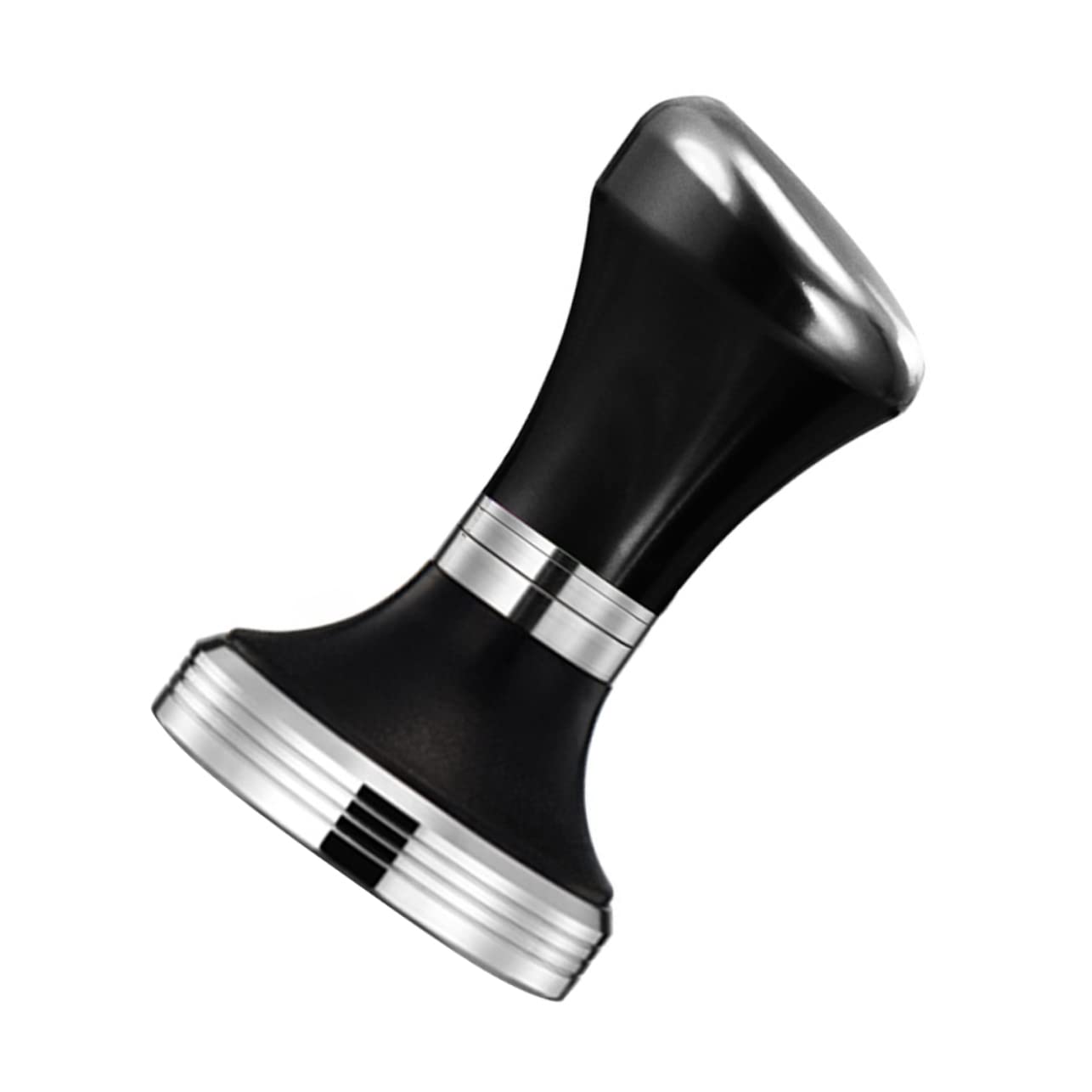 Kaffeestampfer 58mm aus Edelstahl für Espresso Basis | Schwarz, Korrosionsbeständig, für Zuhause und Café, Kaffeezubehör für Präzises Andrücken