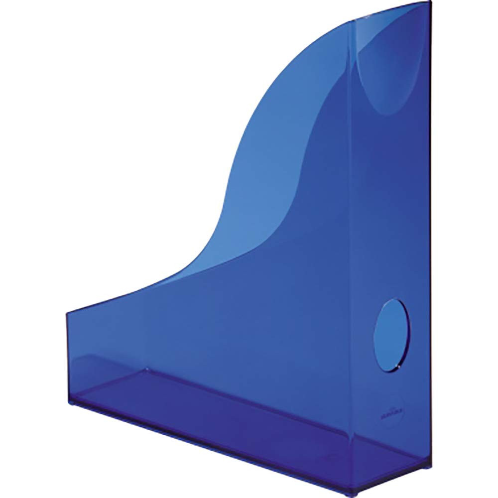 DURABLE Hunke & Jochheim segregator stojący BASIC, polistyren, 73 x 306 x 241 mm, przezroczysty niebieski