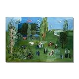 Matériau: L'œuvre est imprimée sur une toile premium aux couleurs vives, résistante à la décoloration en intérieur. Idéale pour une décoration durable