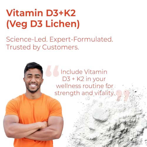 Image of Umanac Plus Vitamin D3 + K2 (MK-7) 120 Tablets | Supports Bone Strength, Calcium Absorption, Joint Health & Immunity | Daily Health Supplement