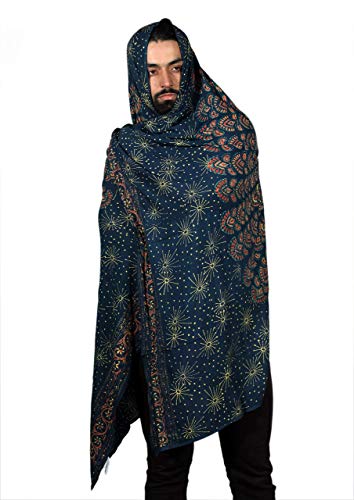 SARJANA HANDICRAFTS Men Women Rayon Mandala Sarong Scarf Shawl Cover Up Swimwear Wrap Dress Bikini Unisex Gypsy Beach Towel3