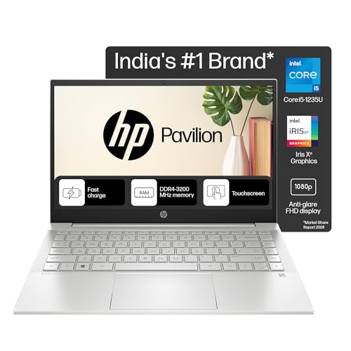 HP Pavilion, 12th Gen Intel Core i5-1235U Laptop (16GB DDR4, 512G...