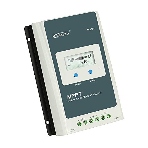 Preisvergleich Produktbild Tracer 3210AN 30A MPPT Solarladeregler 12V / 24V Hintergrundbeleuchtung LCD-Display Solarregler Tragbarer Regler