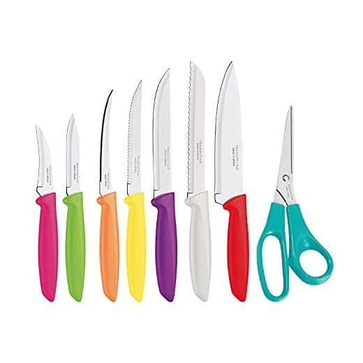 Tramontina Kitchen Knives Set, Stainless steel