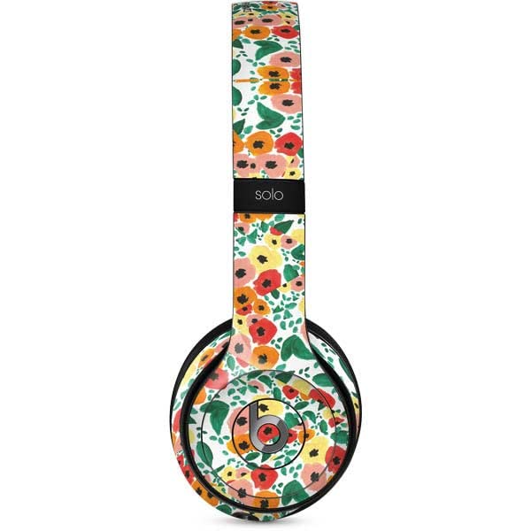 Skinit Decal Audio Skin Compatible with Beats Solo 2 Wired - Originally Designed Geometric Flowers Design