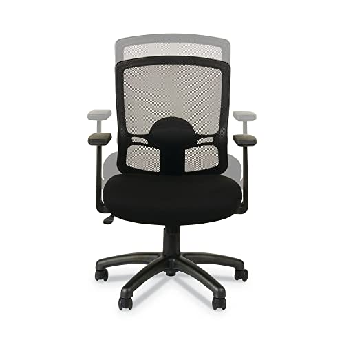 Alera Aleet42Me10B Alera Etros Series Mesh Mid-Back Swivel/Tilt Chair, Black #TOP6