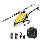 OMPHOBBY M1 RTF RC Helicopter Dual Brushless Motors Mini RC Helicopters for Adults Direct-Drive 3D...