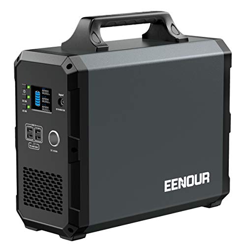 EENOUR ポータブル電源 EB180 超大容量 486000mAh /1800Wh 家庭用蓄電池 バックアップ電源 純正弦波 AC(1000W 瞬間最大2000W)/DC/USB出力 周波数50/60Hz切替 MPPT制御方式 パススルー充電 キャンプ アウトドア 防災グッズ 停電対策 非常用電源 PSE認証済 24ヶ月保証