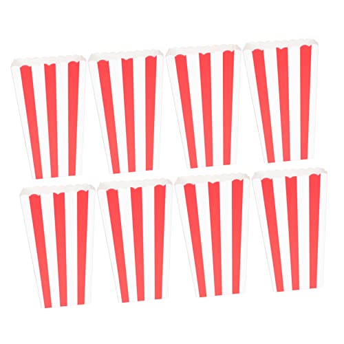 BEBEMOKO 24piezas Caja De Palomitas De Maíz De Colores Recipientes Para Palomitas De Maíz Individuales Noche De Cine Casa o Eventos De Teatro Fabricada Material Seguro Para Alimentos