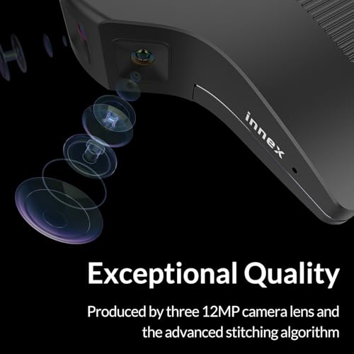 Innex C831 180° Panoramic 4K Wide Angle Webcam with Microphone, AI Facial Tracking for Windows, Mac, Easy Setup Conference Room Camera with Flexible View Angle for Meeting Room, Huddle Space by Innex - Image 6