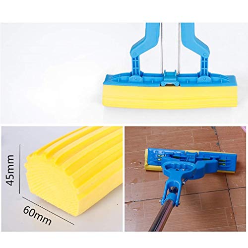 Vadrouille éponge absorbante balai lavage sol manche acier inoxydable
