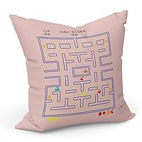 Fabulous Kissenbezug 40x40 Cm - Retro Video Spiel Design Aus Weichem Polyester