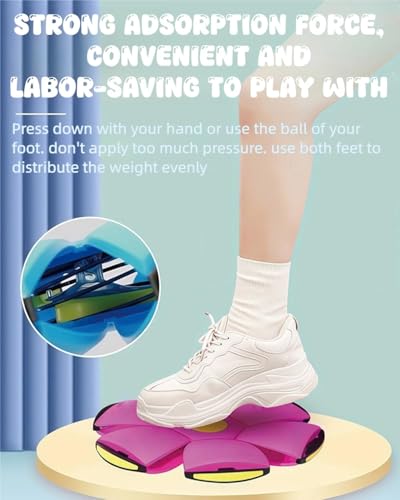 Magic Metaball Hüpfball: Magic Metaball Bouncing Ball für Kinder, Interaktive Fliegende Untertassen-Hüpfbälle, Dual-Form frei umschaltbar mit 6 Lichtern für Eltern-Kind-Spiele