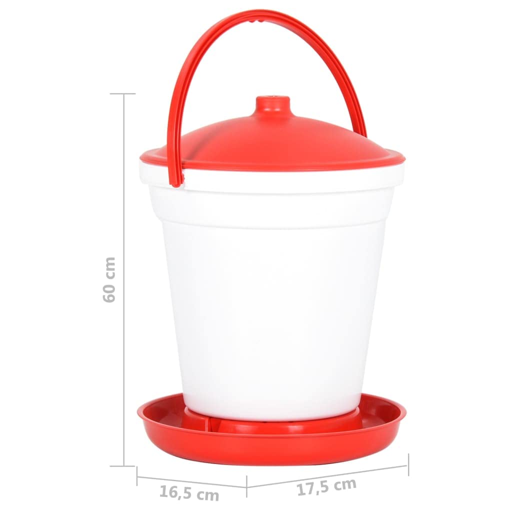 vidaXL Bebedero automático para Aves 18 L