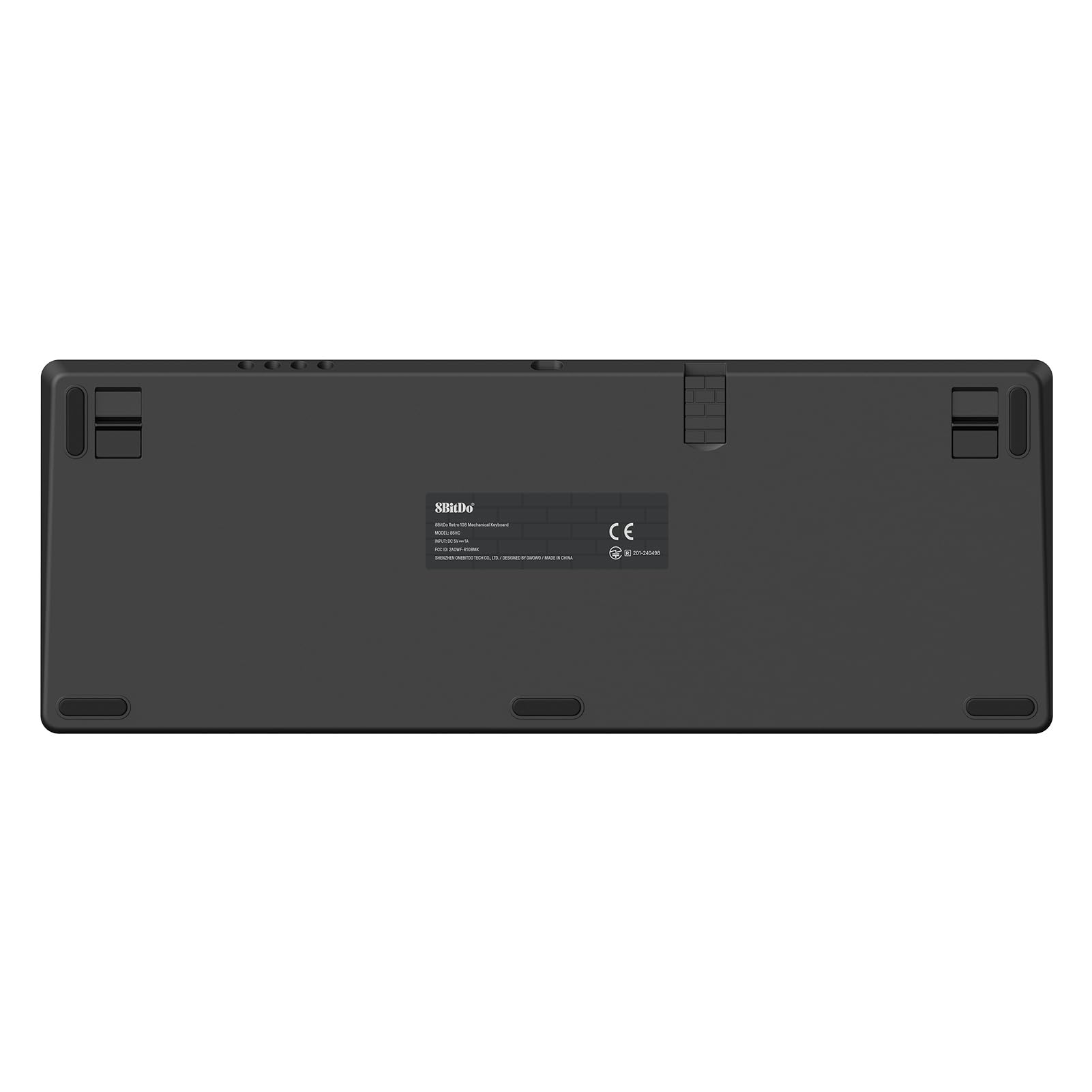 8BitDo Retro 108 Mechanical Keyboard with 108 Keys and Integrated Numpad, Bluetooth/2.4G/USB-C Hot Swappable Wireless Gaming Keyboard for Windows and Android - N Edition