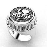 ▶ Ringfunktion: Mit diesem grafischen Ring mit I love you-Buchstaben können Sie auf der Party zaubern, um das Bier reibungslos zu öffnen. Das ist sehr beneidenswert. Sehr interessant und interessant, lasst uns Party-Stars sein.