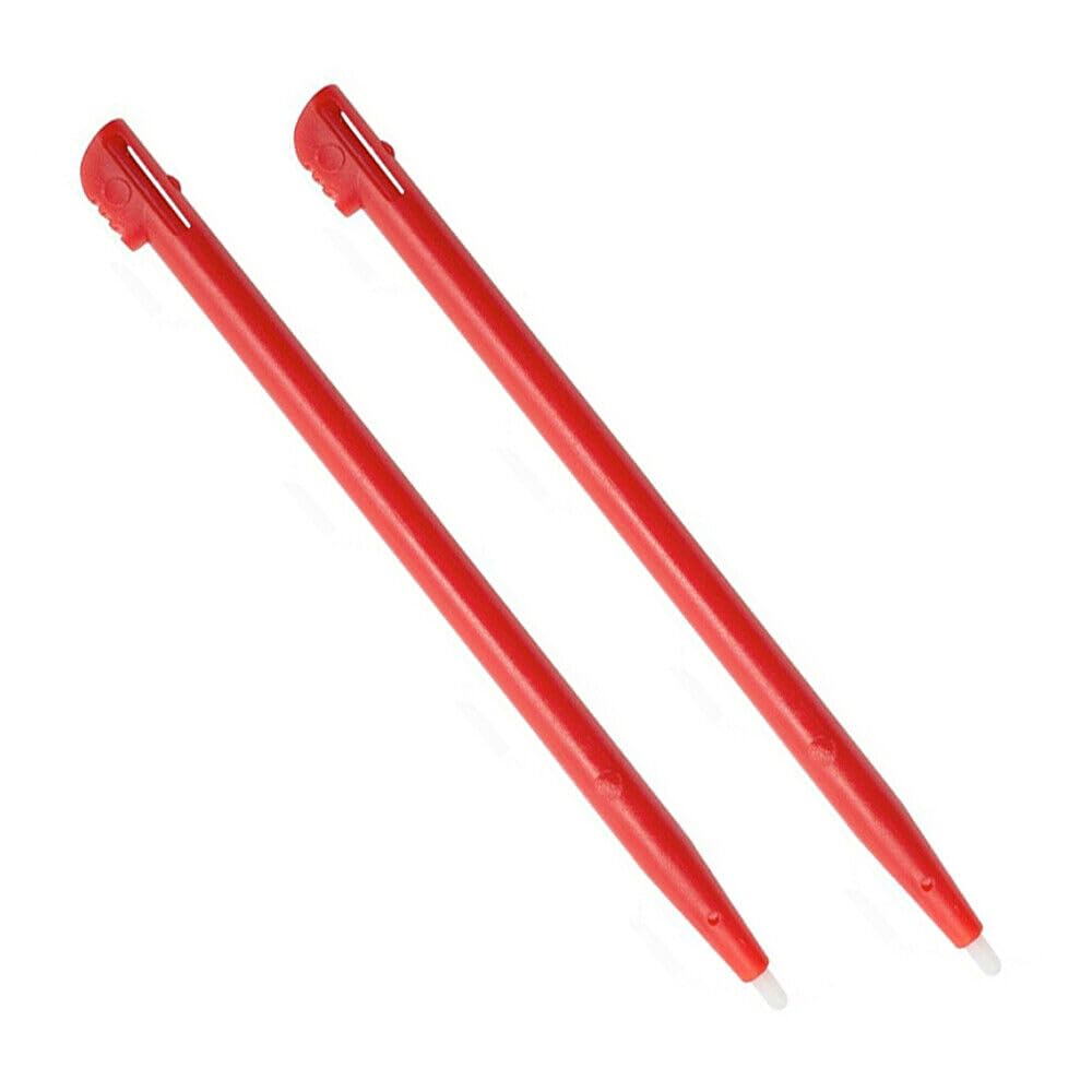 2 stylets rouges de rechange pour écran tactile Nintendo DSi XL (NDSi XL)